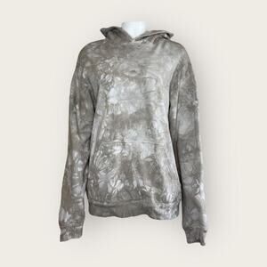 Talentless | Tie-Dye Pullover Hoodie | Green/White | Large